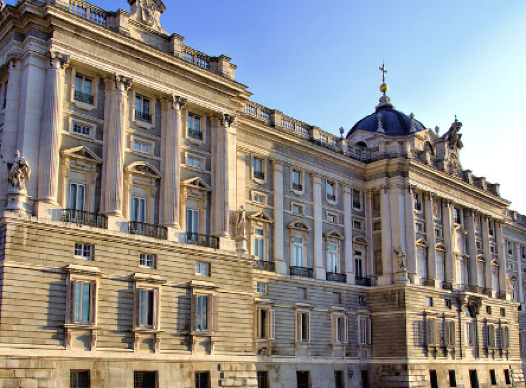  parking Palacio de Oriente, Palacio Real de Madrid